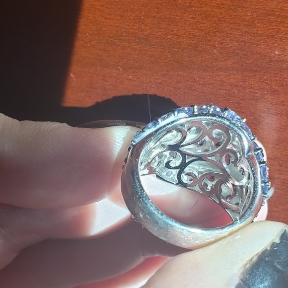 Tanzanite ring size 7 - Picture 7 of 9